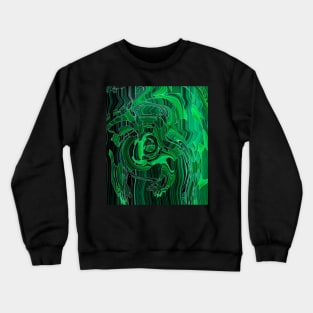 Digital abstract art 3.4 Crewneck Sweatshirt